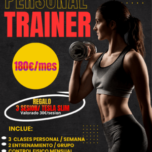 PERSONAL  TRAINNER 3 DIAS  SEMANA
